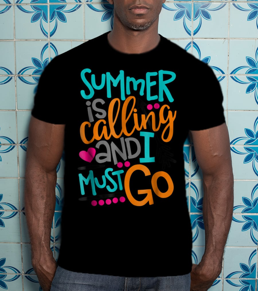 Summer Is Calling And I Must Go Heart Arrow T-Shirt