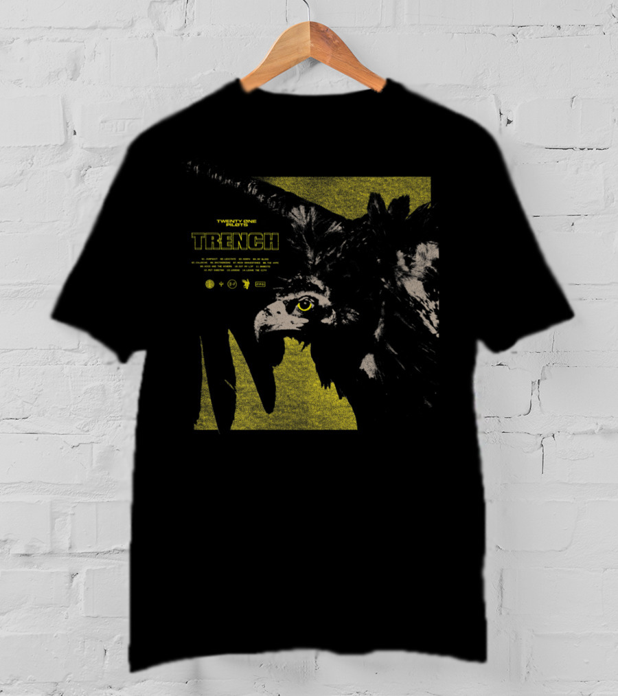 Twenty One Pilots Trench Bird Artwork With Yellow Eye T-Shirt