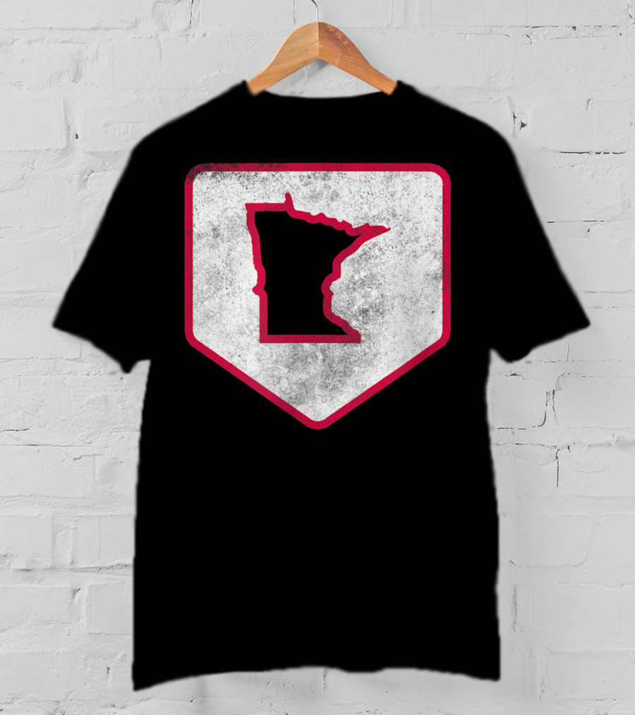 Vintage Minnesota Baseball Home Plate MPLS STP T-Shirt