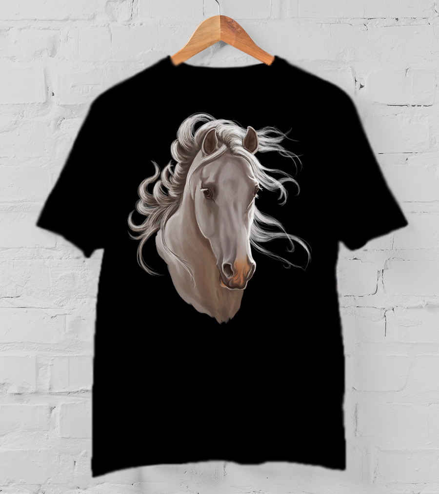 Adorable Horses Artwork With Majestic Horse T-Shirt