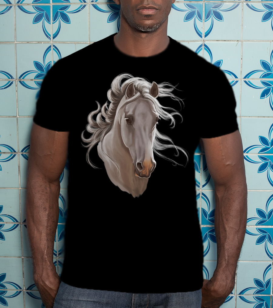Adorable Horses Artwork With Majestic Horse T-Shirt