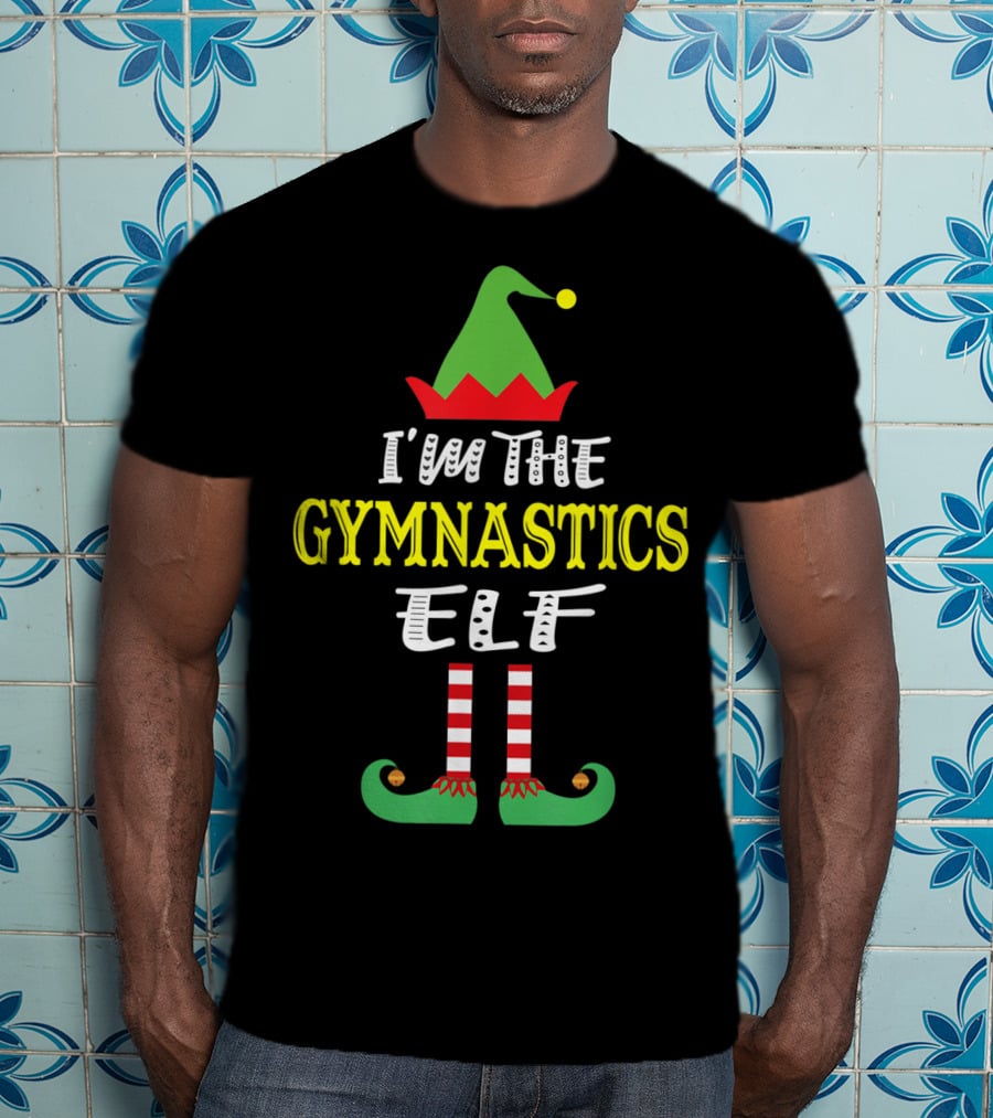 I'm The Gymnastics Elf Family Group Matching T-Shirt