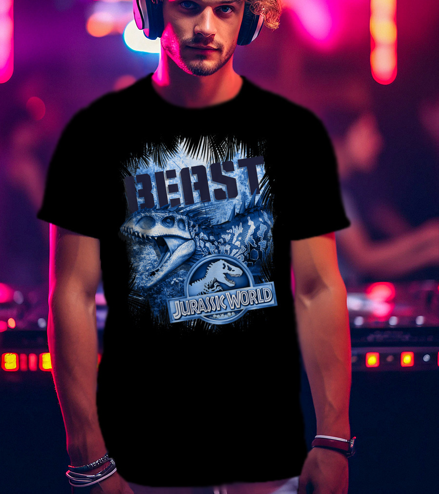 Jurassic World Beast Dinosaur Palms T-Shirt