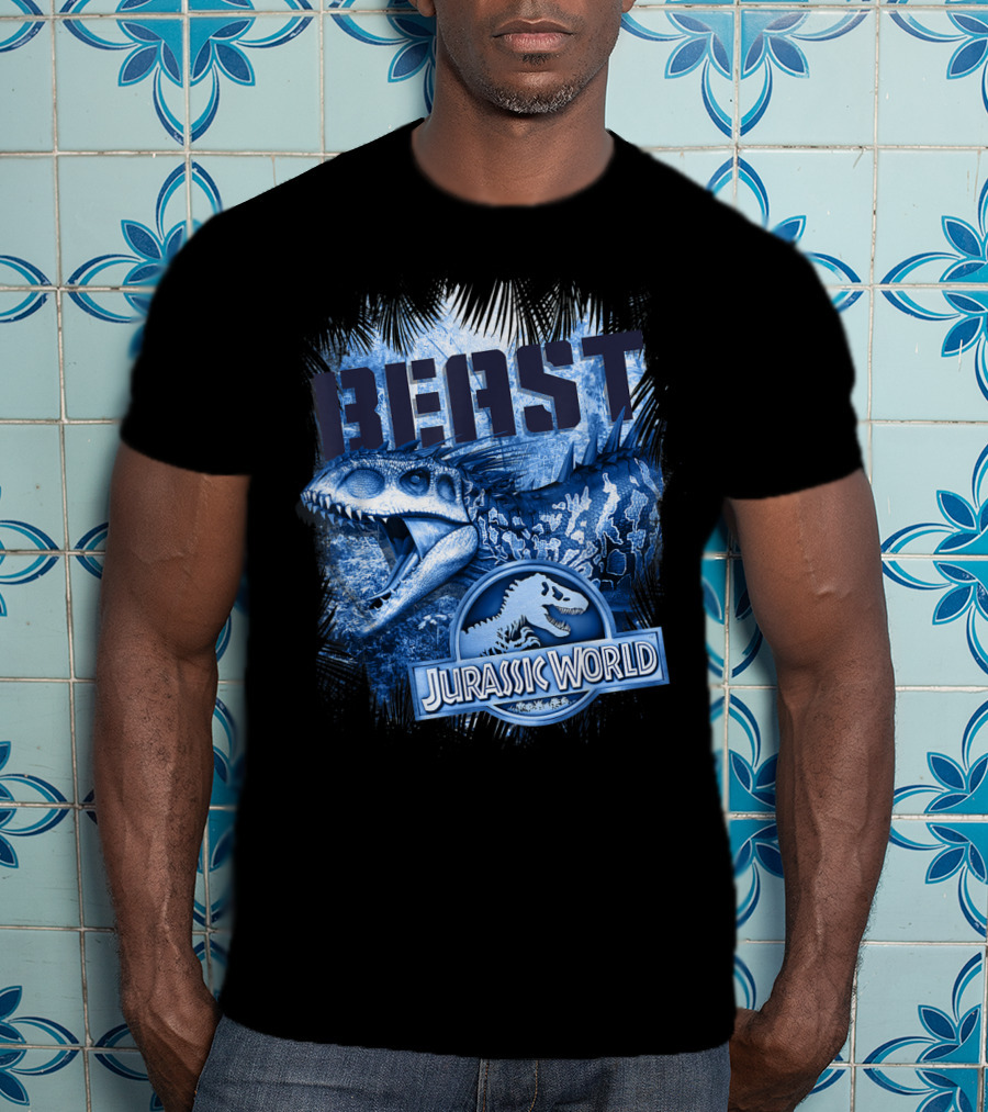 Jurassic World Beast Dinosaur Palms T-Shirt