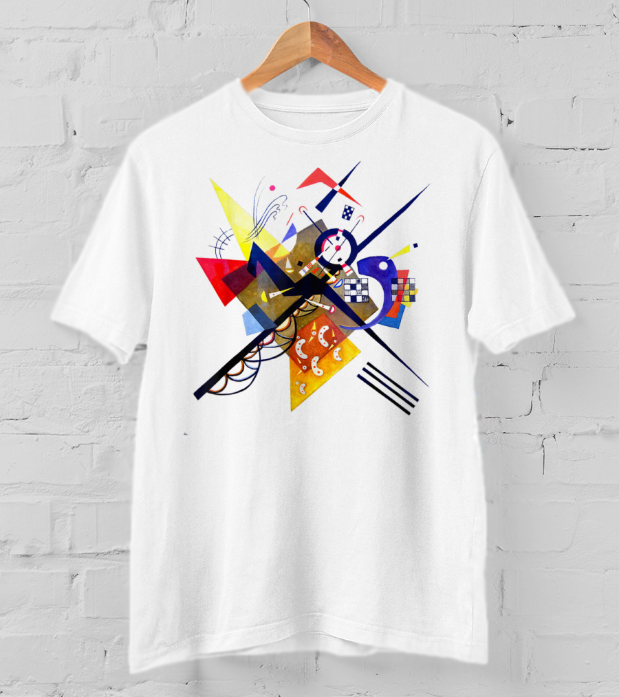 Kandinsky On White Ii 1923 Geometric Abstract Composition T-Shirt