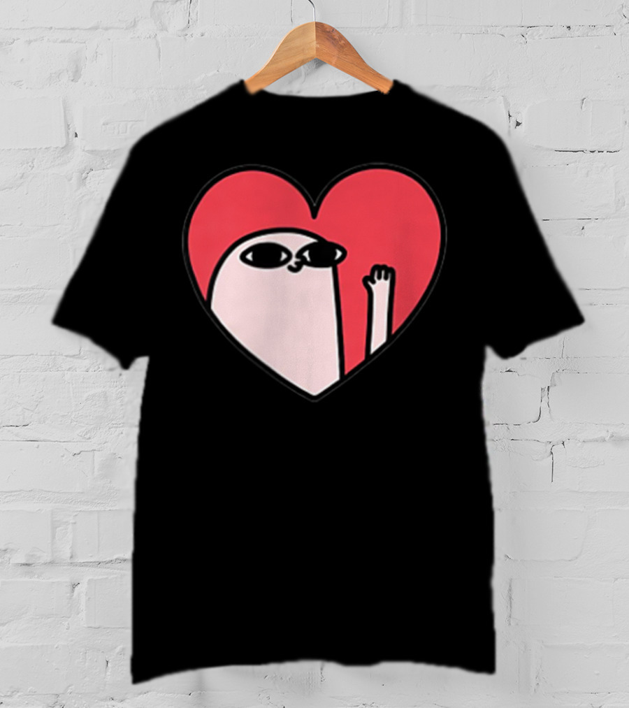 Ketnipz Heart Cartoon Character In T-Shirt