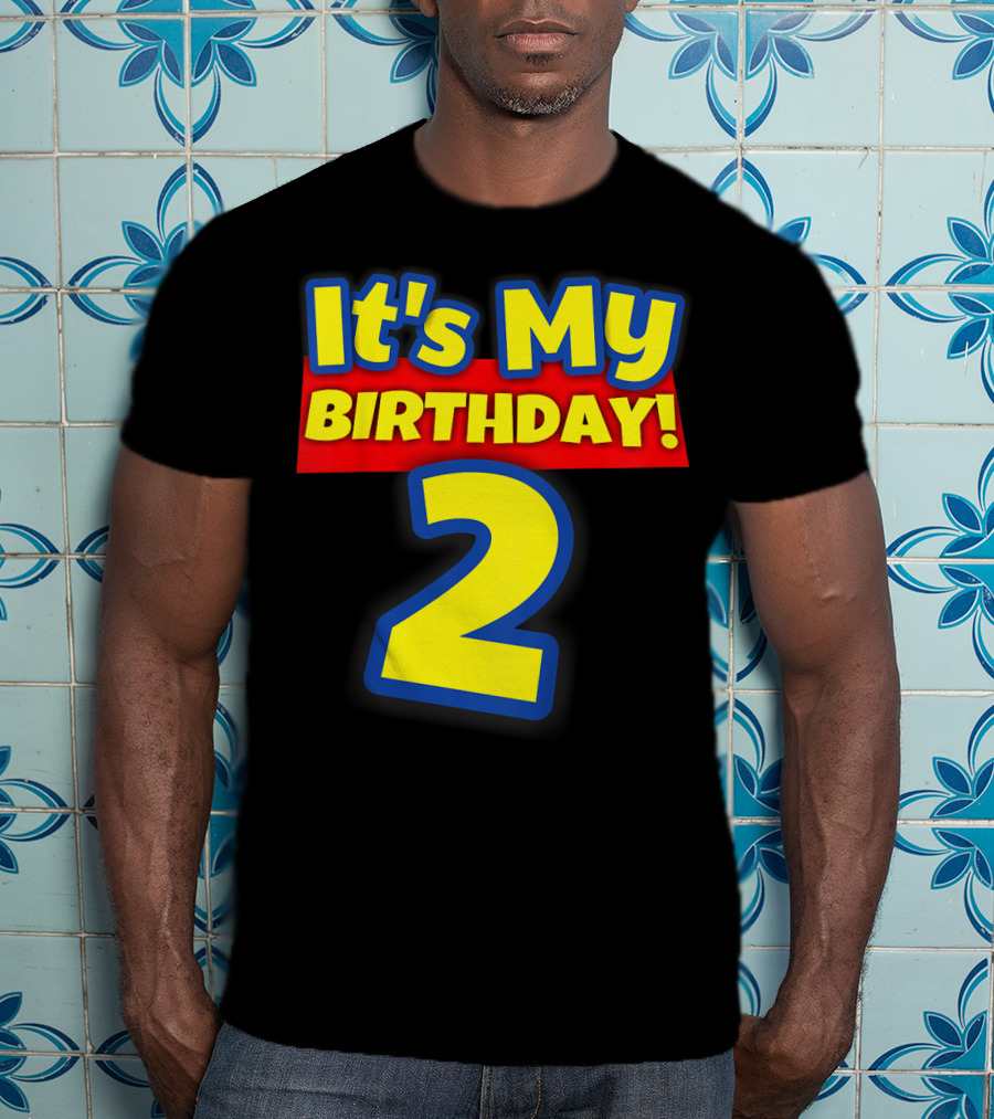 Kids 2 Year Old Birthday Boys And Girls It's My Birthday 2 T-Shirt
