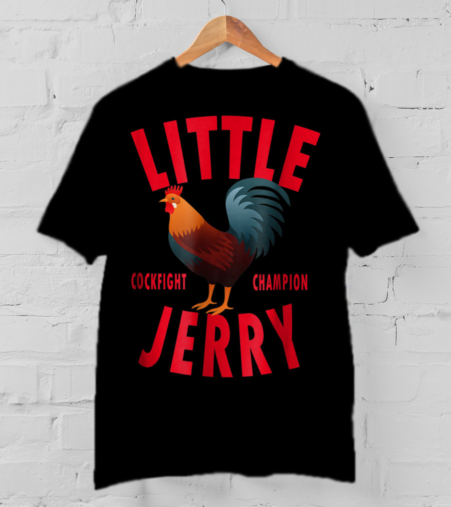 Little Jerry Cockfight Champion T-Shirt