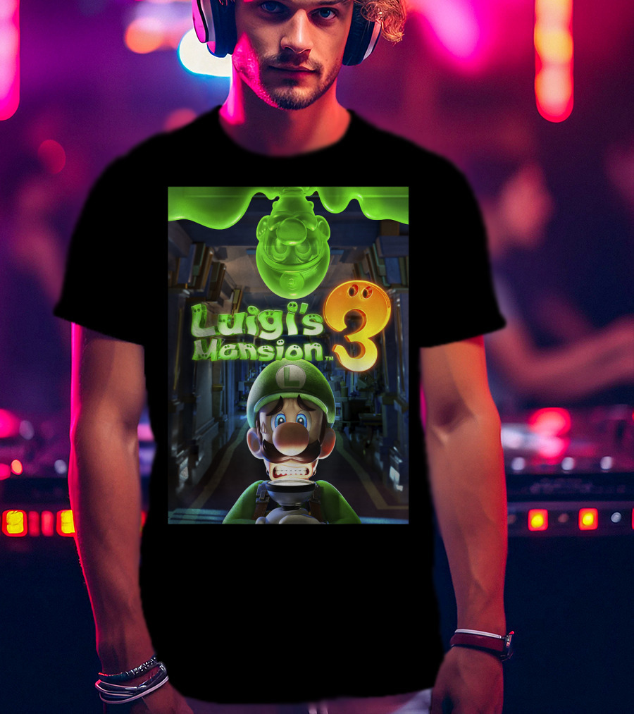 Luigi's Mansion 3 Luigi Ghostly Adventure T-Shirt