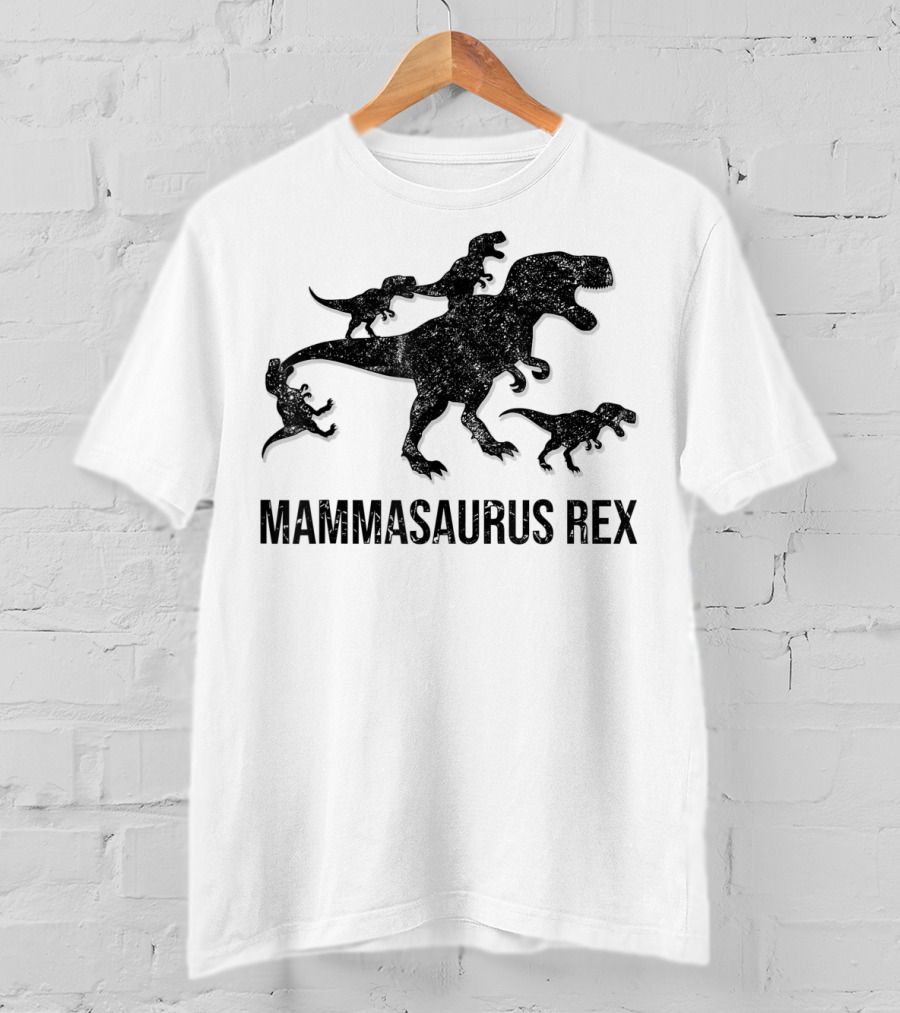 Mammasaurus Rex Dinosaur Family T-Shirt