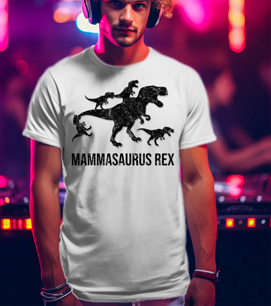 Mammasaurus Rex Dinosaur Family T-Shirt