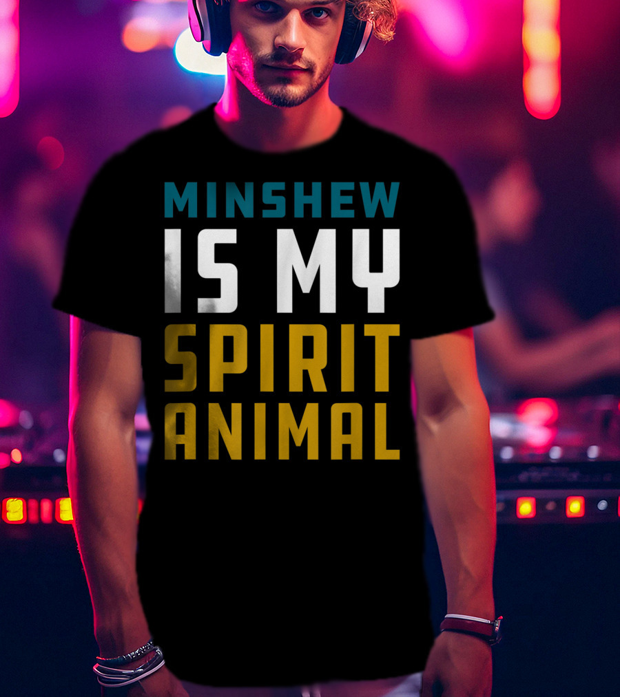 Minshew Is My Spirit Animal Mens Shirt Sports T-Shirt