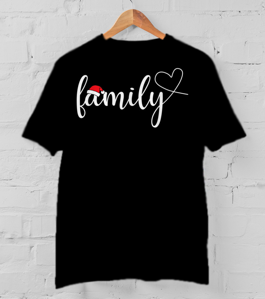 Family Merry Christmas Santa Lover Xmas Party T-Shirt