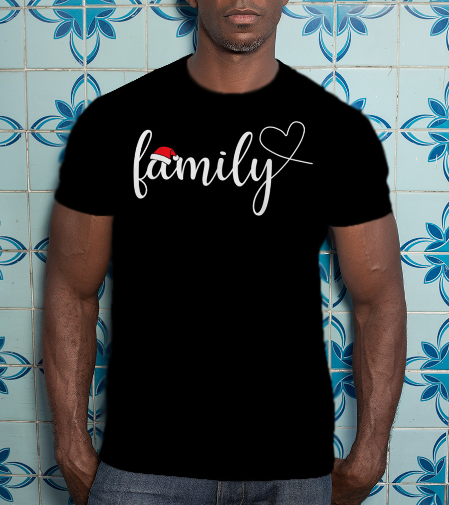 Family Merry Christmas Santa Lover Xmas Party T-Shirt