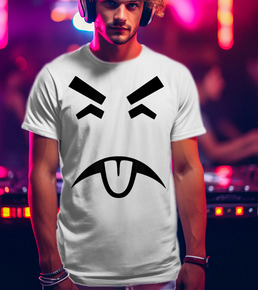 Mr Yuck Mister Chemical Warning Poison Control Symbol Face T-Shirt