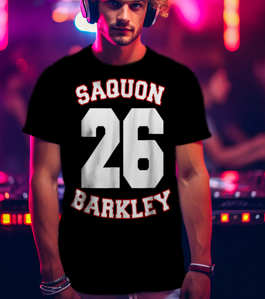 Saquon Barkley 26 New York Vintage Football Sport T-Shirt