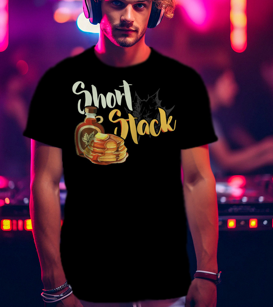 Short Stack Maple Syrup Pancakes T-Shirt