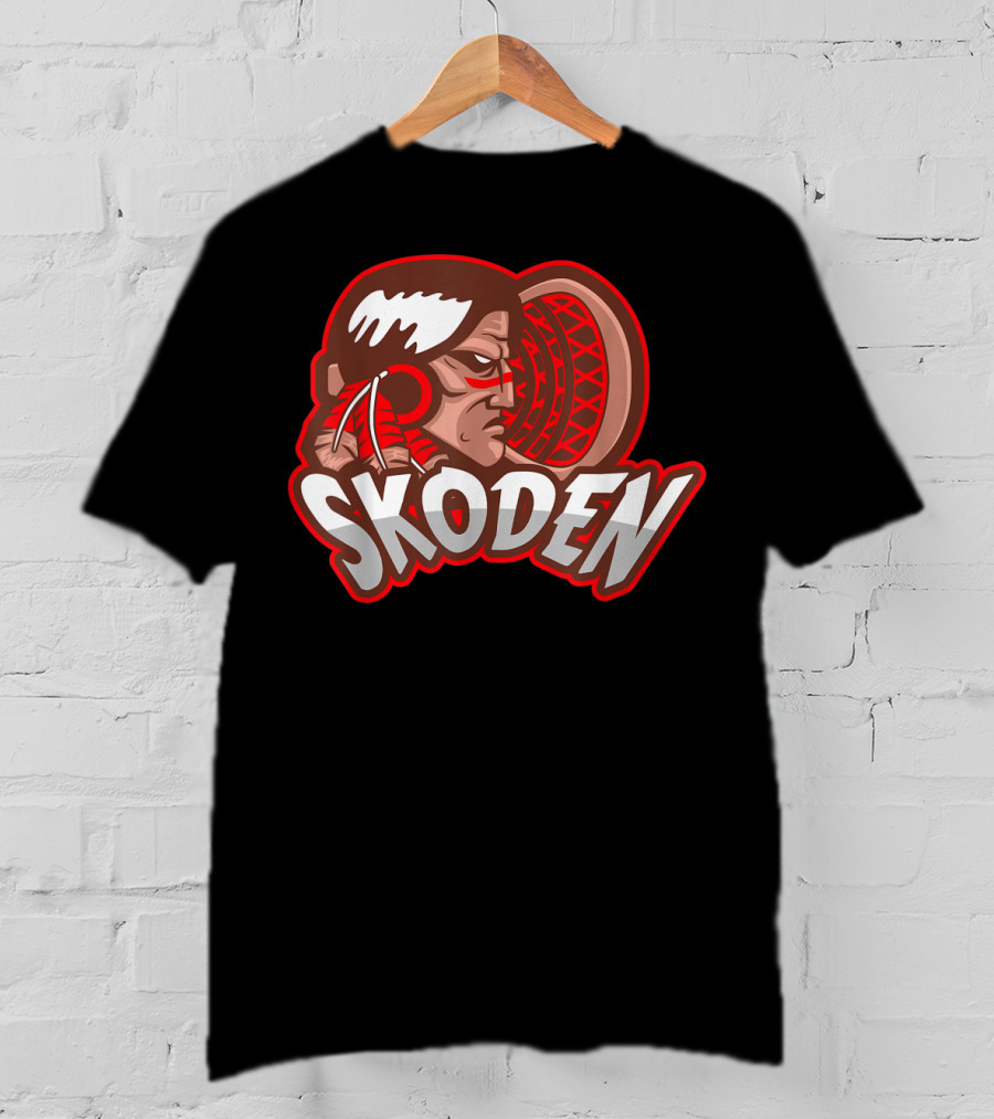 Skoden Stickball Lacrosse Let's Go Then Native American Inspired T-Shirt
