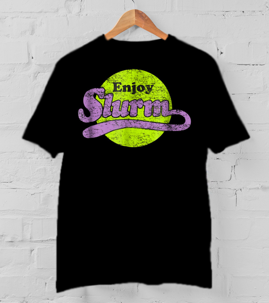 Enjoy Slurm Retro Futurama T-Shirt