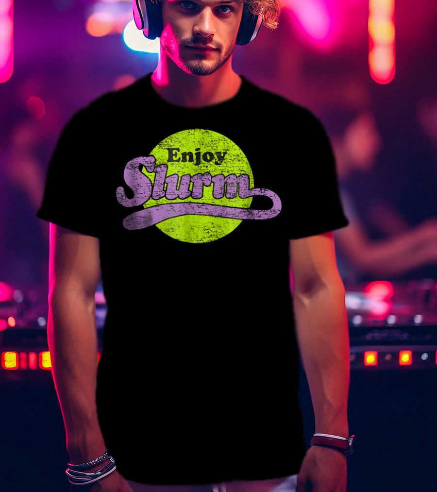 Enjoy Slurm Retro Futurama T-Shirt