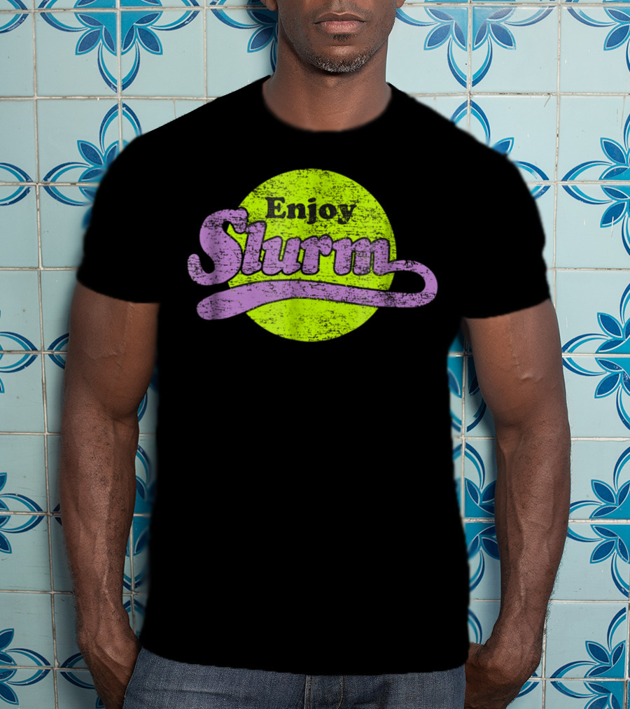 Enjoy Slurm Retro Futurama T-Shirt