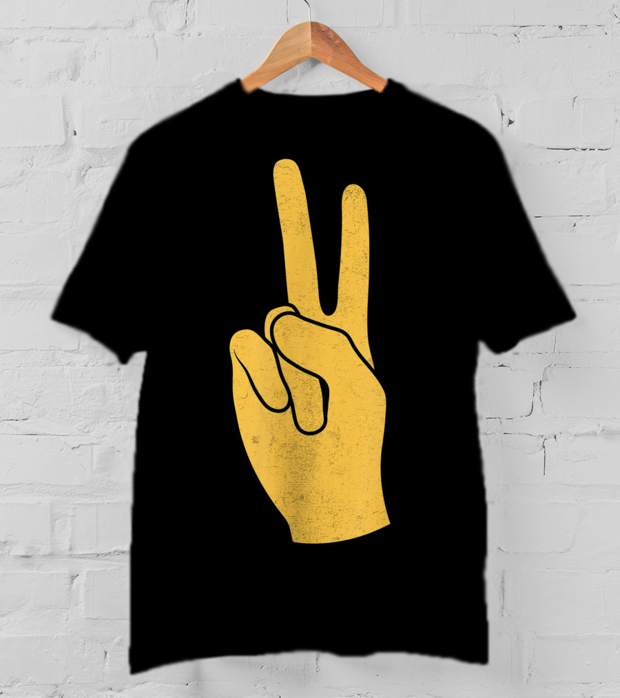 Southern California Victory Yellow Peace Sign T-Shirt