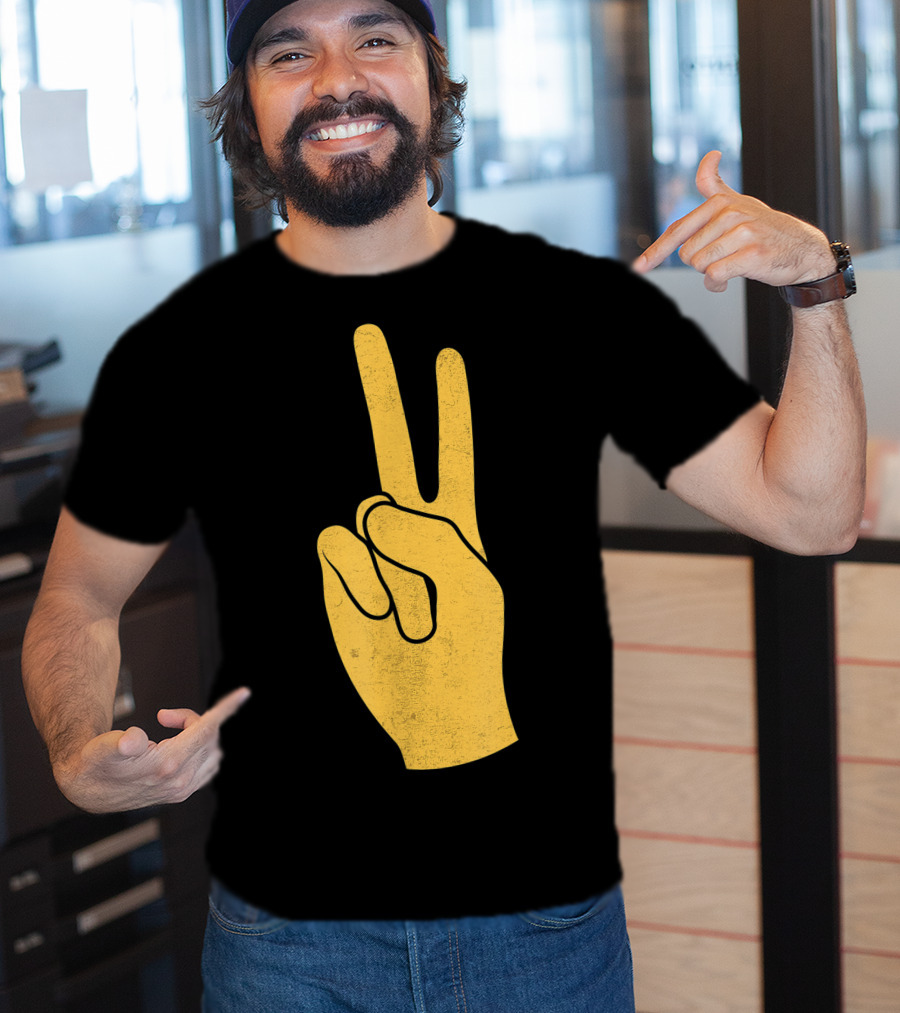Southern California Victory Yellow Peace Sign T-Shirt