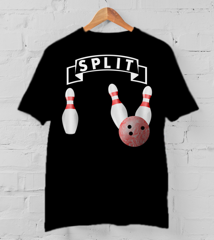 Split Tenpin Bowling T-Shirt