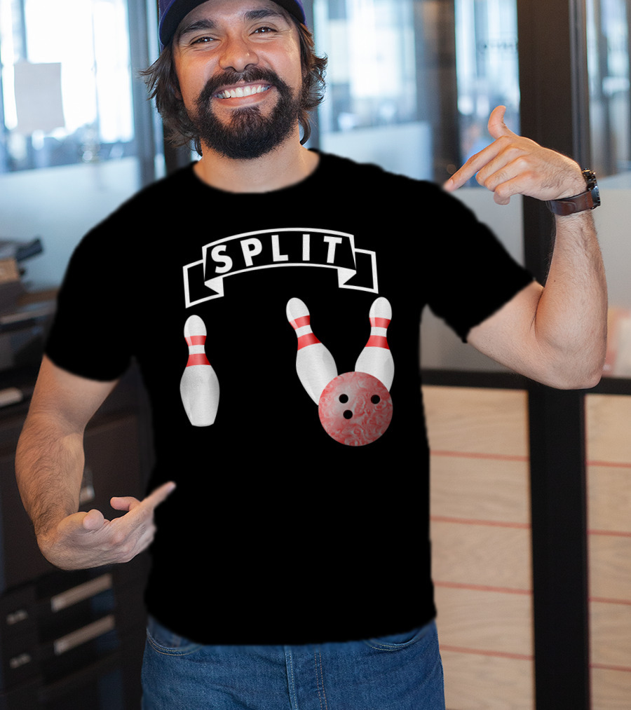 Split Tenpin Bowling T-Shirt