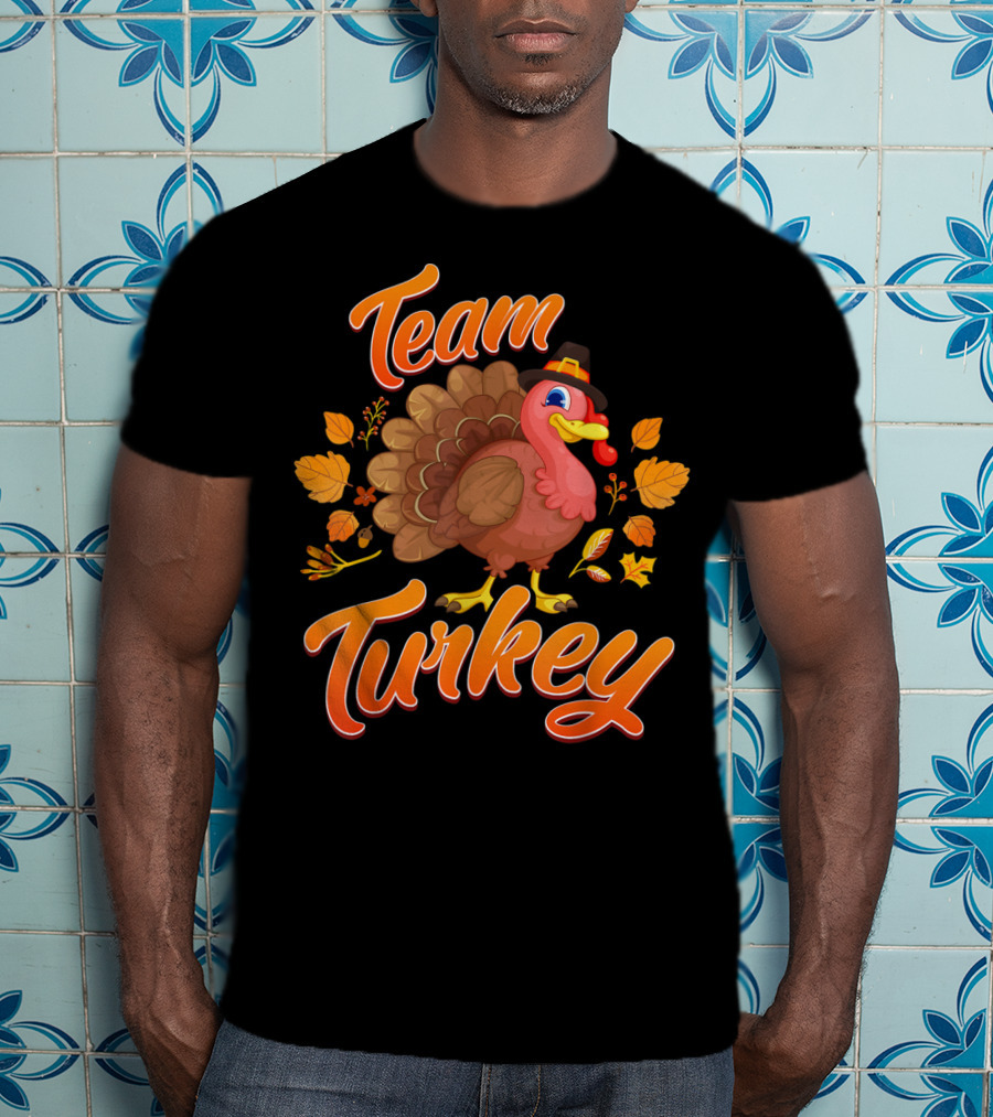 Team Turkey Thanksgiving Family T-Shirt