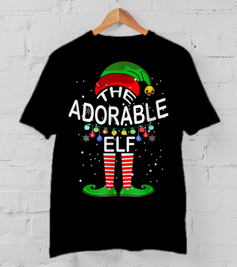 The Adorable Elf Christmas Family Matching T-Shirt