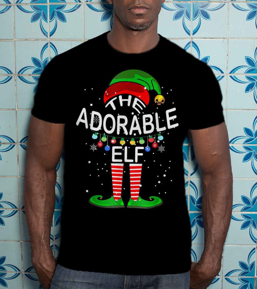The Adorable Elf Christmas Family Matching T-Shirt