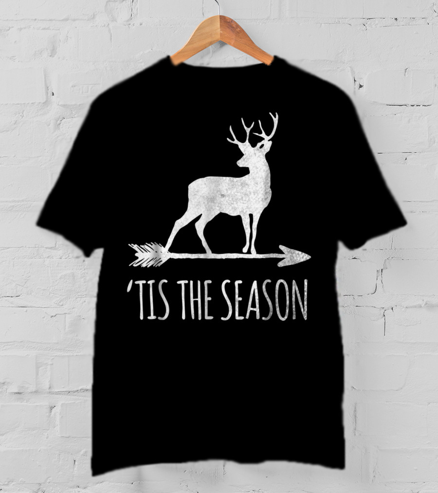 Tis The Season Funny Deer Bow Hunting Arrow T-Shirt