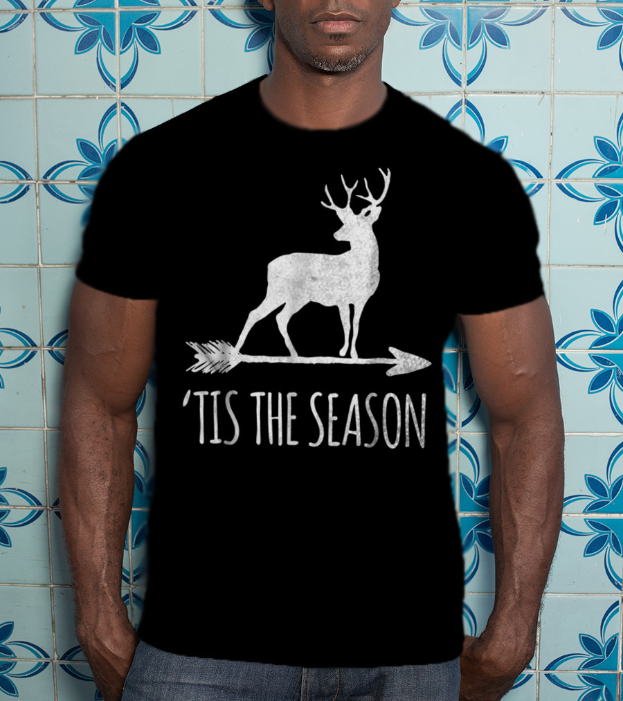 Tis The Season Funny Deer Bow Hunting Arrow T-Shirt