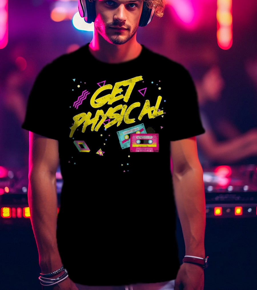 Get Physical Totally Rad Vintage Cassette T-Shirt