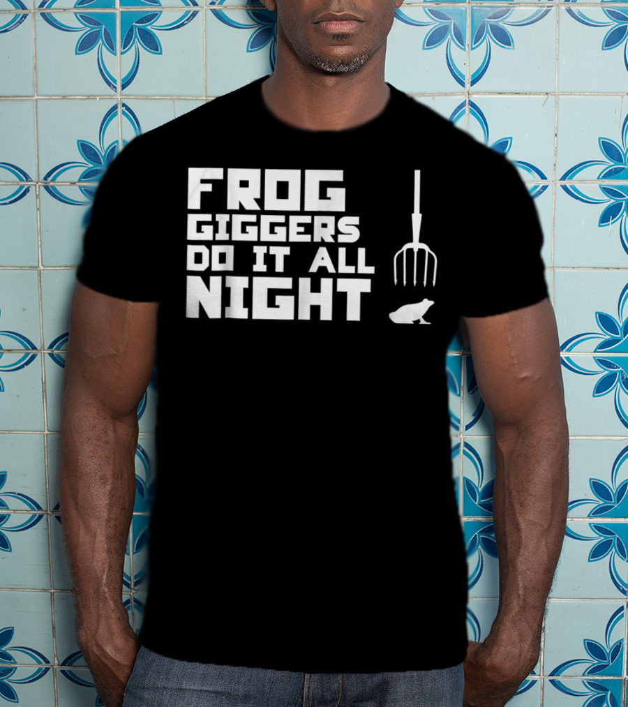 Frog Giggers Do It All Night Pitchfork Frog T-Shirt