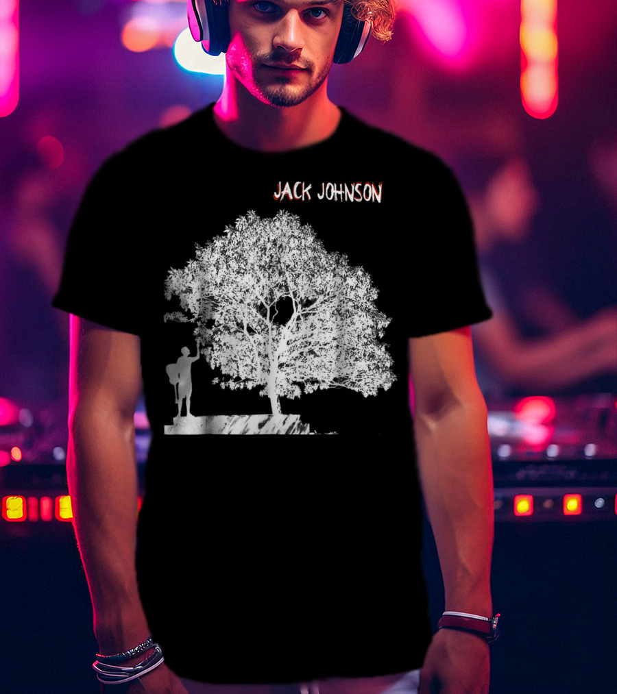 Jack Johnson Silhouette Under Tree T-Shirt