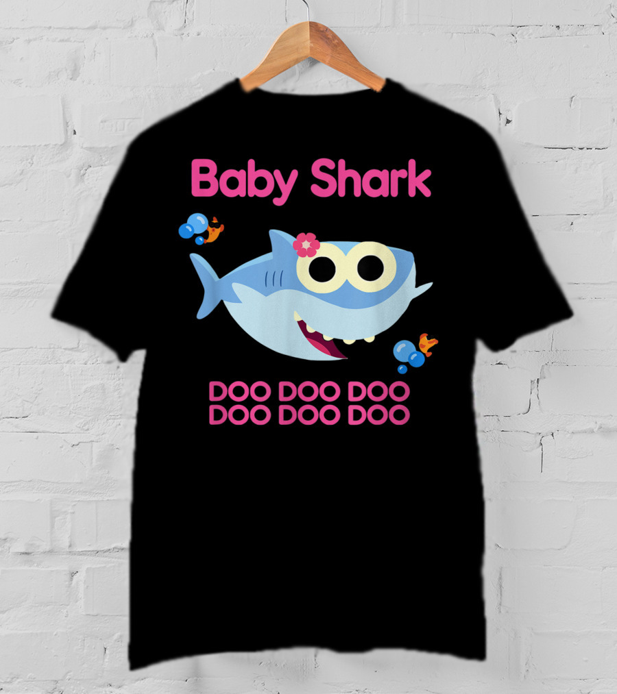 Baby Shark Doo Doo Doo Kids Funny Baby Shark Song Lyrics T-Shirt