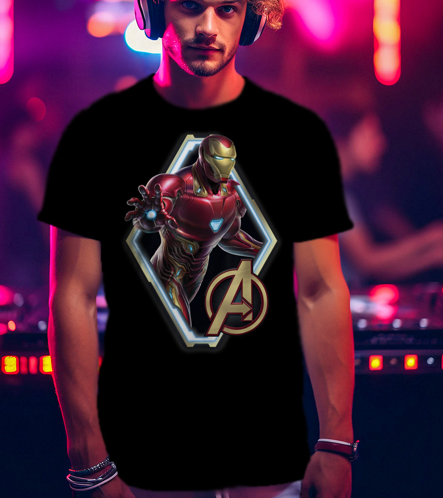 Iron Man Avengers Endgame Iconic Armor Pose T-Shirt