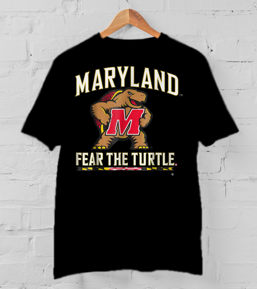 Maryland Terrapins Fear The Turtle University Of Maryland Terps T-Shirt