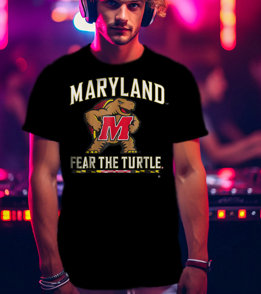 Maryland Terrapins Fear The Turtle University Of Maryland Terps T-Shirt