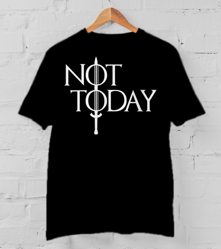 Not Today Vintage Cosplay Sword T-Shirt