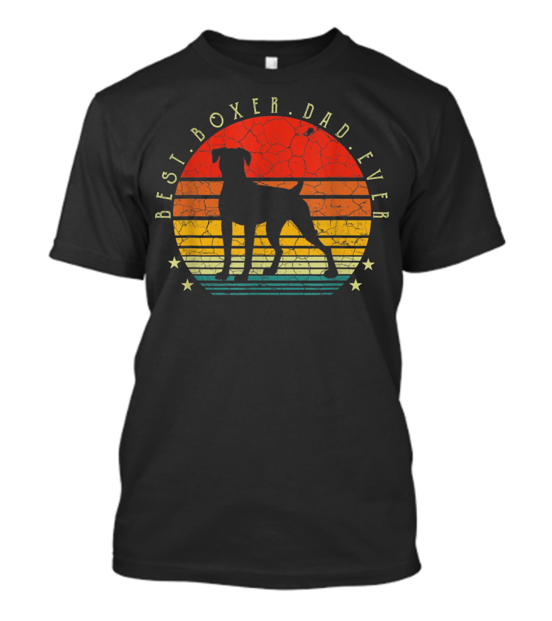 Best Boxer Dad Ever Dog Lover Pet Owner Men's T-Shirt