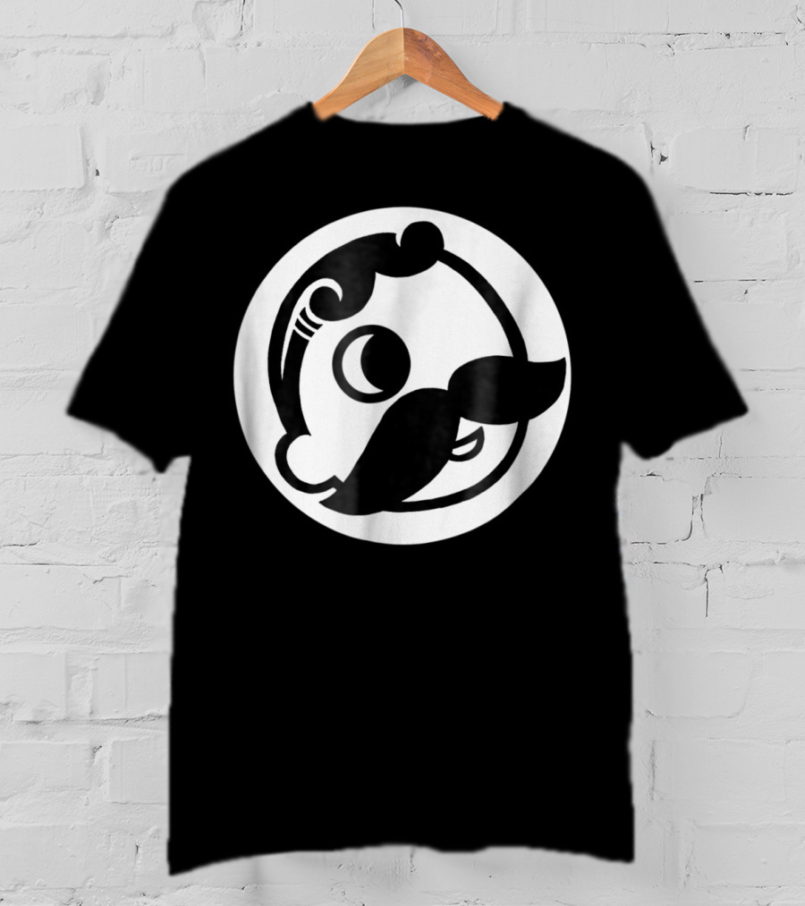 Natty Boh Mascot Icon Mustache Circle T-Shirt