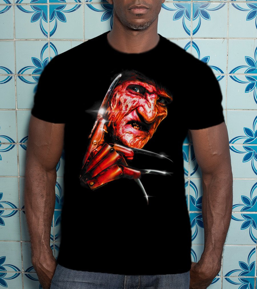 Nightmare On Elm Street Freddy Krueger Claw Face T-Shirt