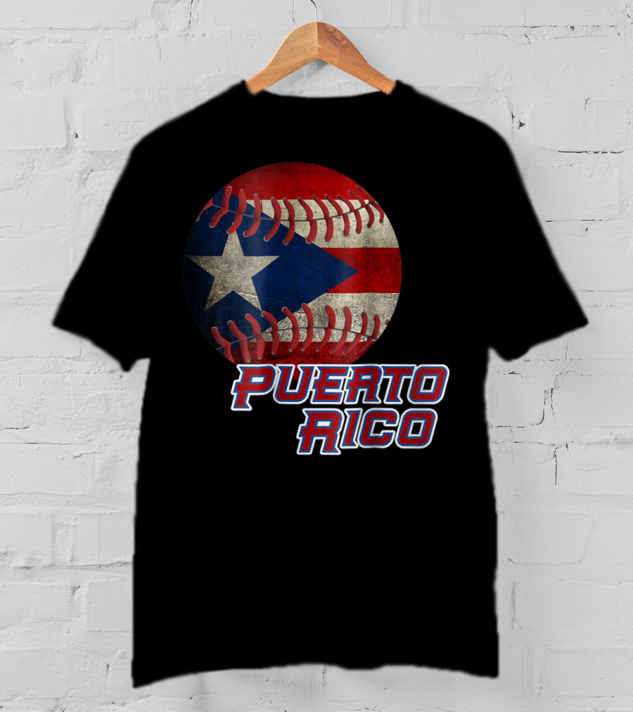 Boricua Pride Puerto Rico Flag Baseball T-Shirt