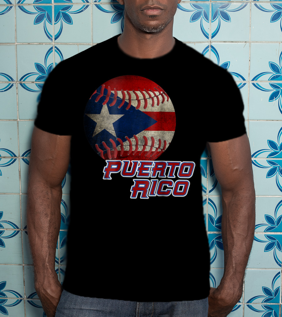 Boricua Pride Puerto Rico Flag Baseball T-Shirt