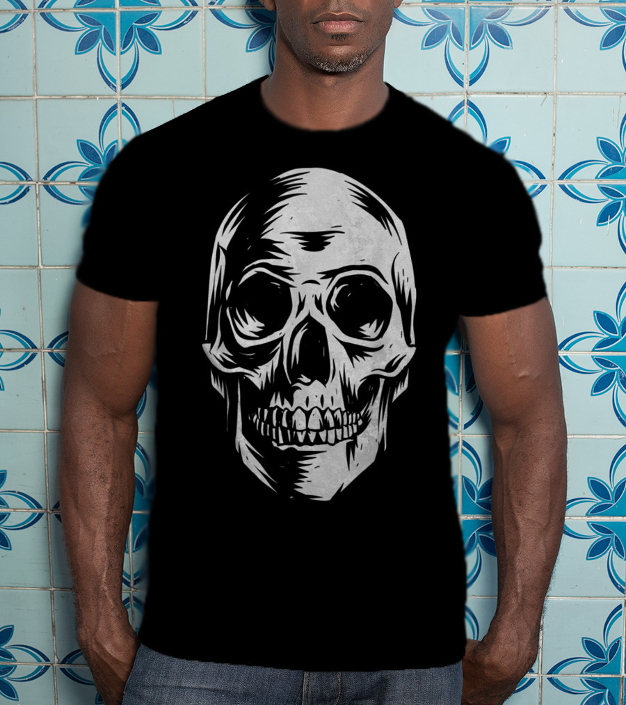 Skull Distressed Vintage Hall T-Shirt