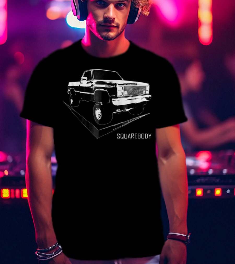 Squarebody Classic Truck Vintage Style Square Body Truck T-Shirt