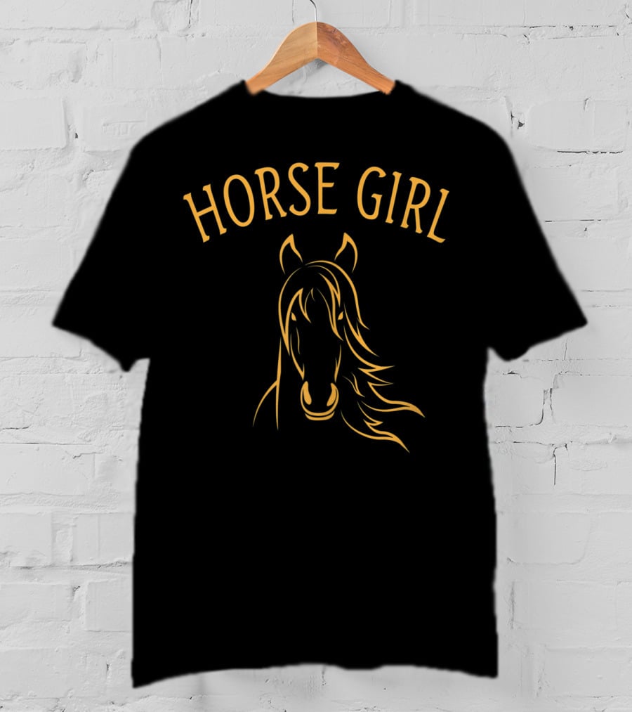 Horse Girl Funny Horse Lovers T-Shirt